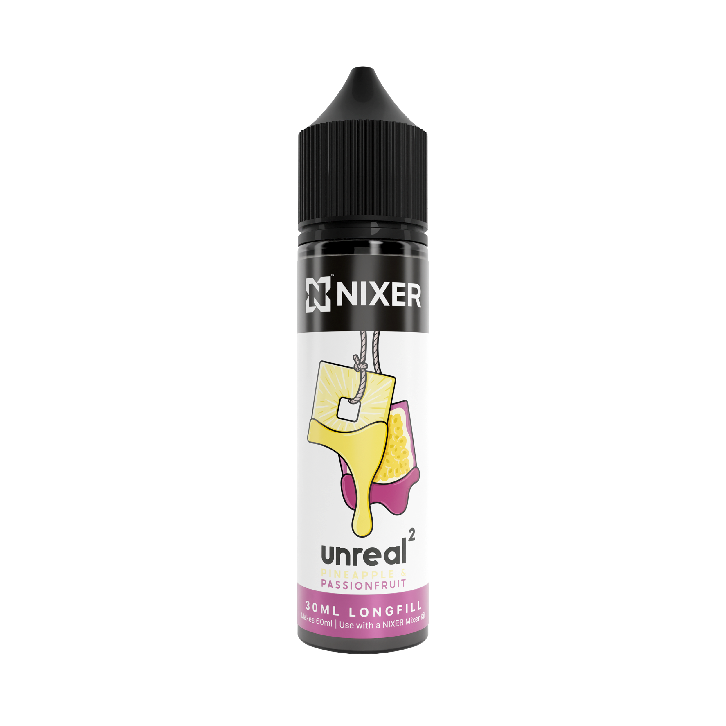 NIXER Bar, Fusion - Unreal 2 Pineapple Passionfruit (Longfill)